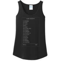 55 Burgers 55 Fries I Think You Should Leave Receipt Design Ladies Essential Tank