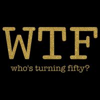 50th Birthday 50 Years Old - WTF Who's Turning Fifty 16 in Basic Backpack