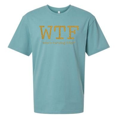 50th Birthday 50 Years Old - WTF Who's Turning Fifty Sueded Cloud Jersey T-Shirt