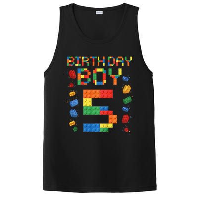 5th Birthday 5 Years Old Block Building Gift PosiCharge Competitor Tank