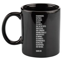55 Burgers 55 Fries ITYSL 11oz C Handle Ceramic Mug