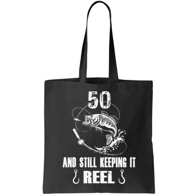 50th Birthday And Still Keeping It Reel Fishing Bag