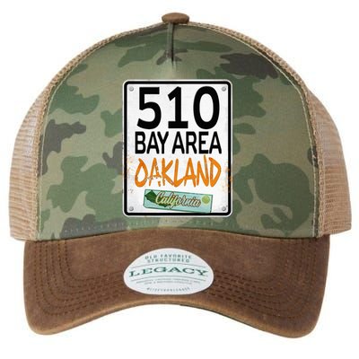 510 Bay Area Oakland California Legacy Tie Dye Trucker Hat