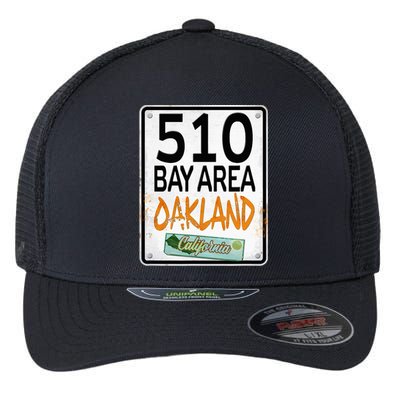 510 Bay Area Oakland California Flexfit Unipanel Trucker Cap