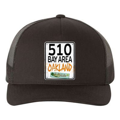 510 Bay Area Oakland California Yupoong Adult 5-Panel Trucker Hat