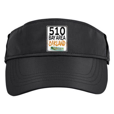 510 Bay Area Oakland California Adult Drive Performance Visor