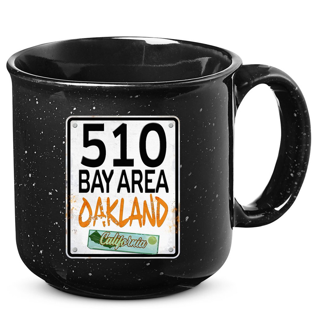 510 Bay Area Oakland California 15oz Campfire Ceramic Mug