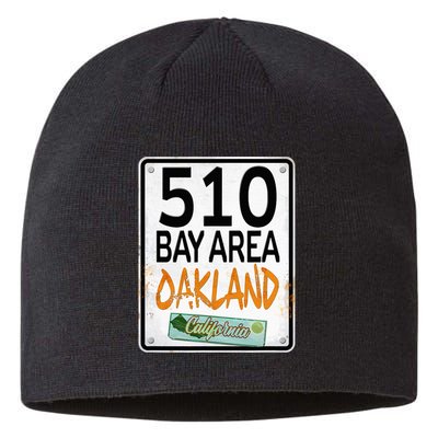 510 Bay Area Oakland California Sustainable Beanie