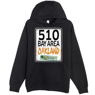 510 Bay Area Oakland California Premium Pullover Hoodie
