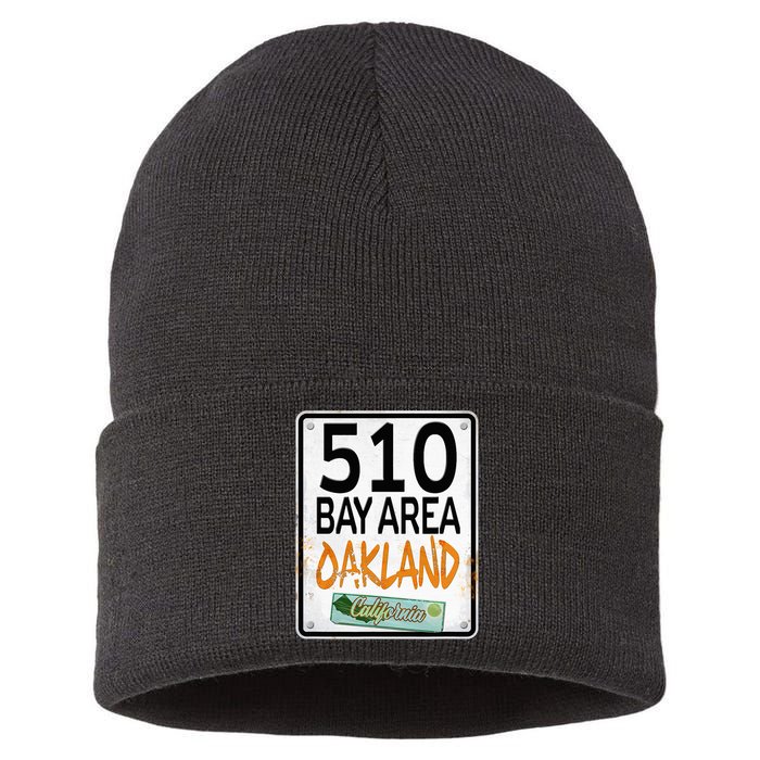 510 Bay Area Oakland California Sustainable Knit Beanie