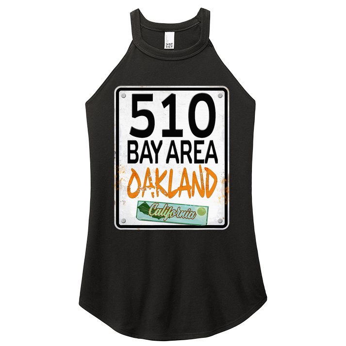 510 Bay Area Oakland California Women's Perfect Tri Rocker Tank