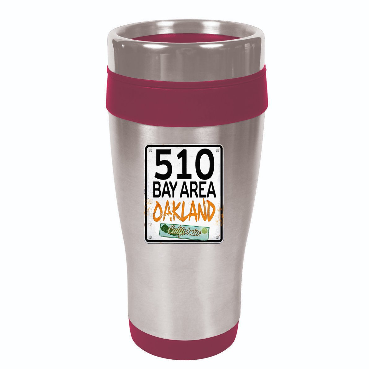 510 Bay Area Oakland California 16oz Travel Tumbler