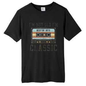 50 Birthday Best of 1973 50th Birthday BDay Tall Fusion ChromaSoft Performance T-Shirt