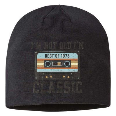 50 Birthday Best of 1973 50th Birthday BDay Sustainable Beanie