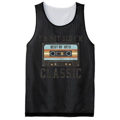 50 Birthday Best of 1973 50th Birthday BDay Mesh Reversible Basketball Jersey Tank