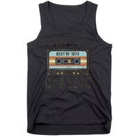 50 Birthday Best of 1973 50th Birthday BDay Tank Top