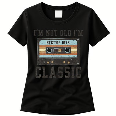 50 Birthday Best of 1973 50th Birthday BDay Womens T-Shirt
