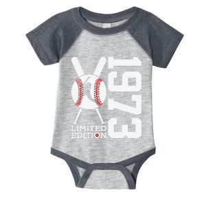 50th Birthday Baseball Limited Edition 1973 Infant Baby Jersey Bodysuit