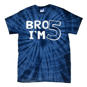 5th Birthday Boy Bro I’M 5 Year Old Five Fifth Party Tie-Dye T-Shirt