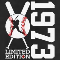 50th Birthday Baseball Limited Edition 1973 7 Panel Mesh Trucker Snapback Hat