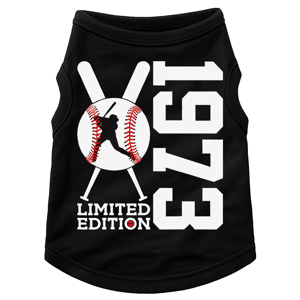 50th Birthday Baseball Limited Edition 1973 Doggie Tank