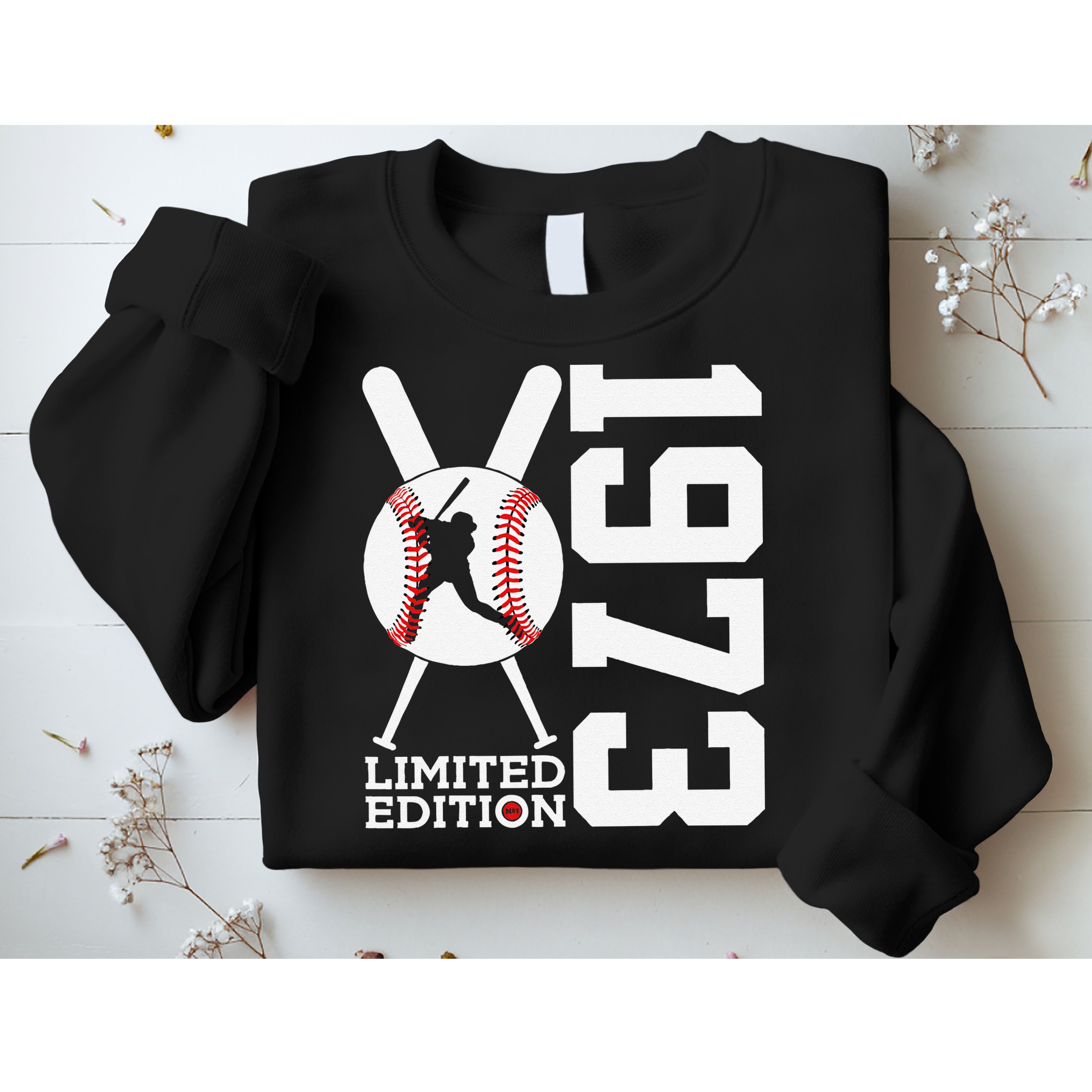 50th Birthday Baseball Limited Edition 1973 Sweatshirt