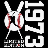 50th Birthday Baseball Limited Edition 1973 Sweatshirt