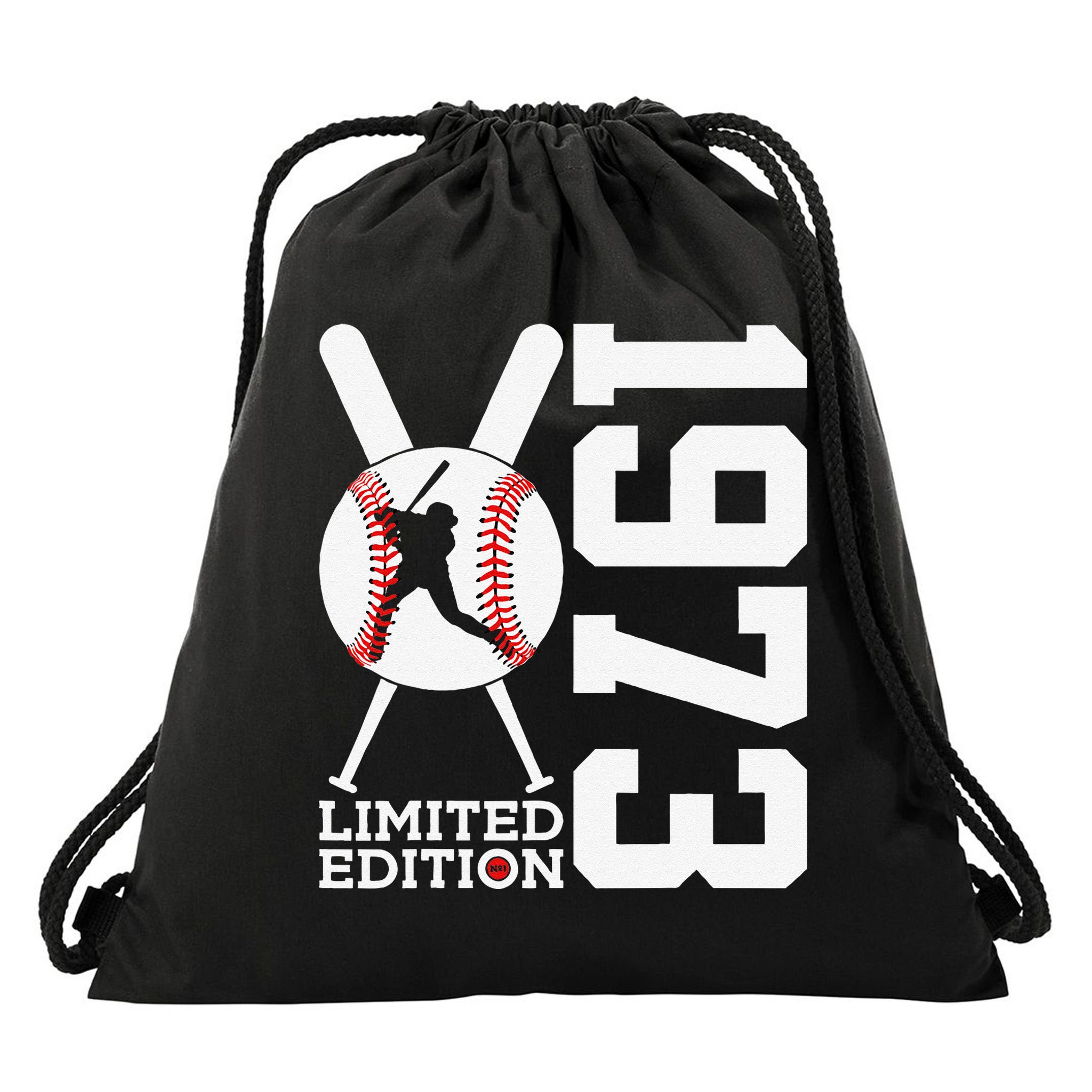 50th Birthday Baseball Limited Edition 1973 Drawstring Bag