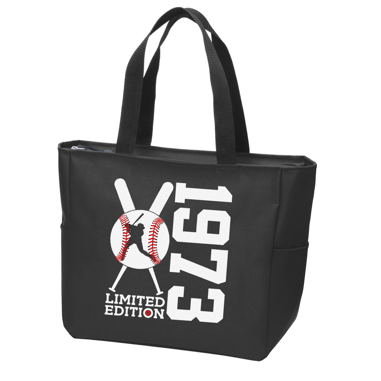 50th Birthday Baseball Limited Edition 1973 Zip Tote Bag