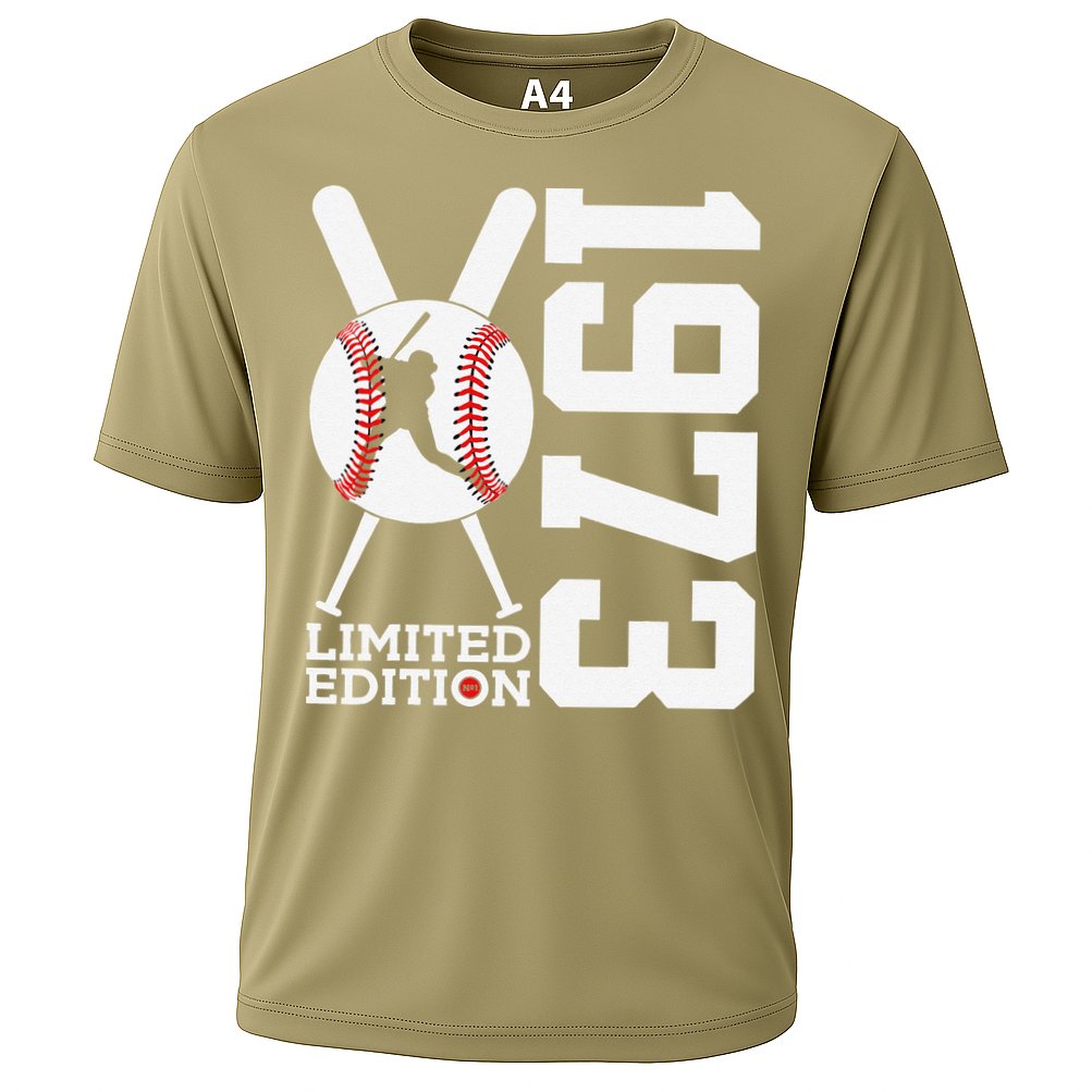 50th Birthday Baseball Limited Edition 1973 Performance Shirt