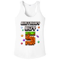 5th Birthday Boy 5 Video Gamer Pixel Number Five Bday Party Ladies PosiCharge Competitor Racerback Tank