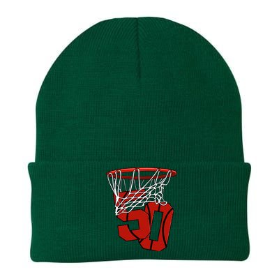 50th Basketball Birthday Basketball And Streetball Gift Knit Cap Winter Beanie