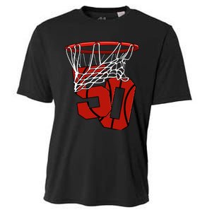 50th Basketball Birthday Basketball And Streetball Gift Cooling Performance Crew T-Shirt