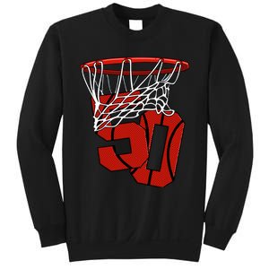 50th Basketball Birthday Basketball And Streetball Gift Sweatshirt