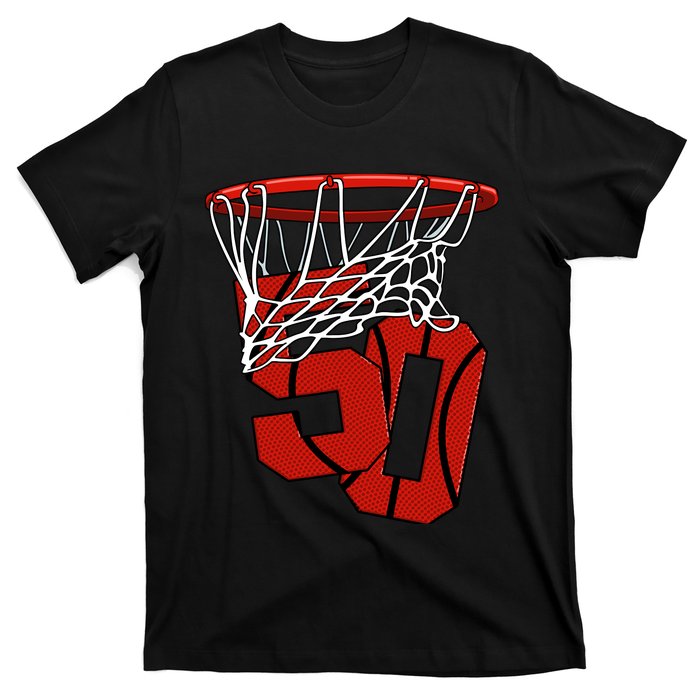 50th Basketball Birthday Basketball And Streetball Gift T-Shirt