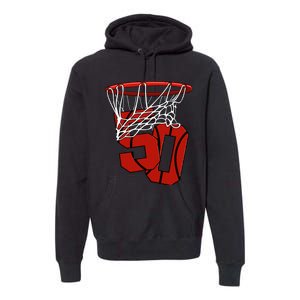 50th Basketball Birthday Basketball And Streetball Gift Premium Hoodie