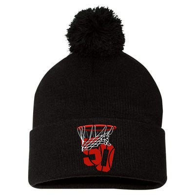 50th Basketball Birthday Basketball And Streetball Gift Pom Pom 12in Knit Beanie