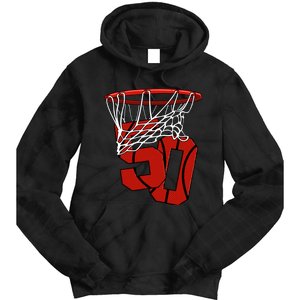 50th Basketball Birthday Basketball And Streetball Gift Tie Dye Hoodie