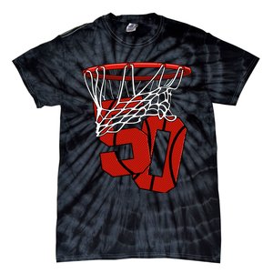 50th Basketball Birthday Basketball And Streetball Gift Tie-Dye T-Shirt