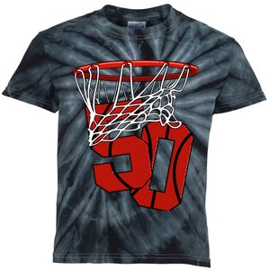 50th Basketball Birthday Basketball And Streetball Gift Kids Tie-Dye T-Shirt