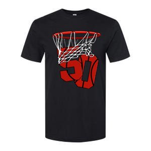 50th Basketball Birthday Basketball And Streetball Gift Softstyle CVC T-Shirt