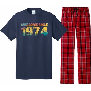 50th Birthday Born 1974 Gift Awesome Since 1974 Pajama Set