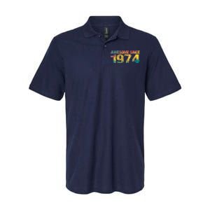 50th Birthday Born 1974 Gift Awesome Since 1974 Softstyle Adult Sport Polo