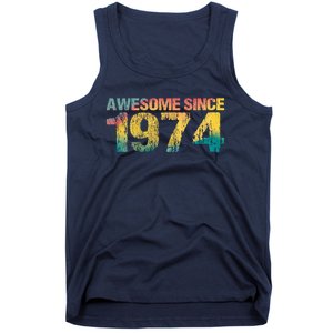 50th Birthday Born 1974 Gift Awesome Since 1974 Tank Top