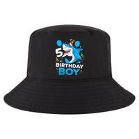 5th Birthday Boy Shark Ocean Theme Party 5 Years Old For Boy Cool Comfort Performance Bucket Hat