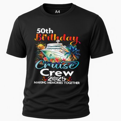 50th Birthday Cruise Crew Friends Family Vacation Matching Funny Gift Performance Shirt