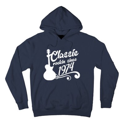 50th Birthday Classic Rockin Since 1974 Hoodie