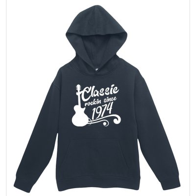 50th Birthday Classic Rockin Since 1974 Urban Pullover Hoodie