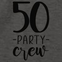 50th Birthday Crew 50 Party Group Friends Vector Backpack