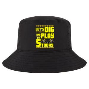 5th Birthday Construction Cool Comfort Performance Bucket Hat